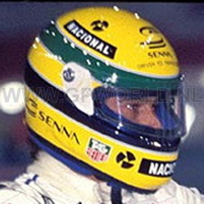 1993 Ayrton Senna helmet | Bercy