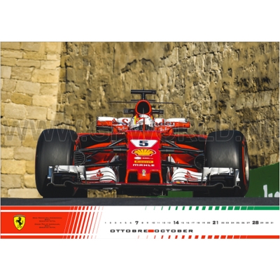 2018 Official Ferrari F1 kalender