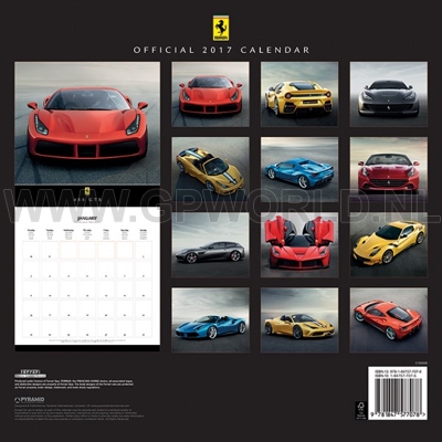2017 kalender Ferrari GT