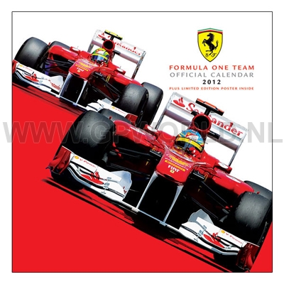 Official Ferrari F1 2012 Kalender