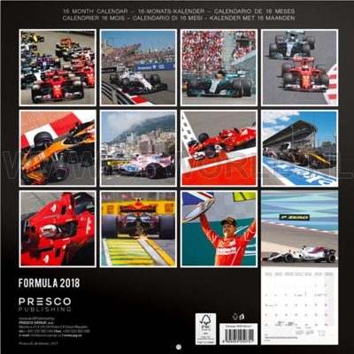 2018 Formula 1 calendar