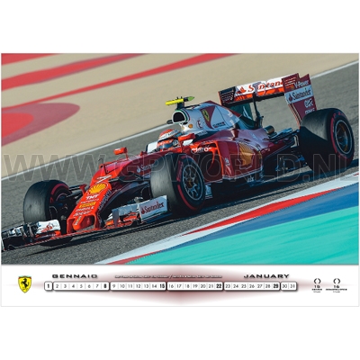 2017 Official Ferrari F1 kalender