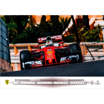 2017 Official Ferrari F1 kalender