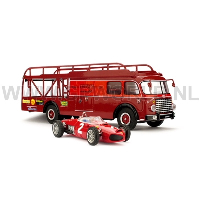 Ferrari race transporter set 1961