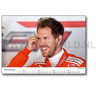 2018 Sebastian Vettel kalender