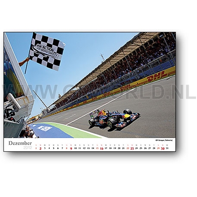 2012 Sebastian Vettel kalender