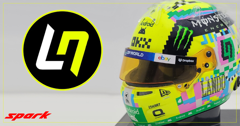 Lando Norris helmet