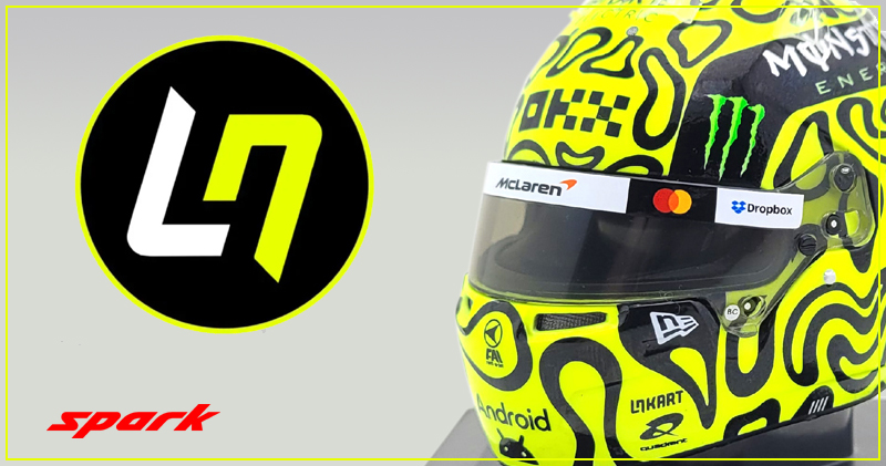 Lando Norris helmets