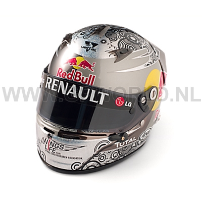 Red Bull - Fórmula 1 - Sebastian Vettel - 2010 - Casco de