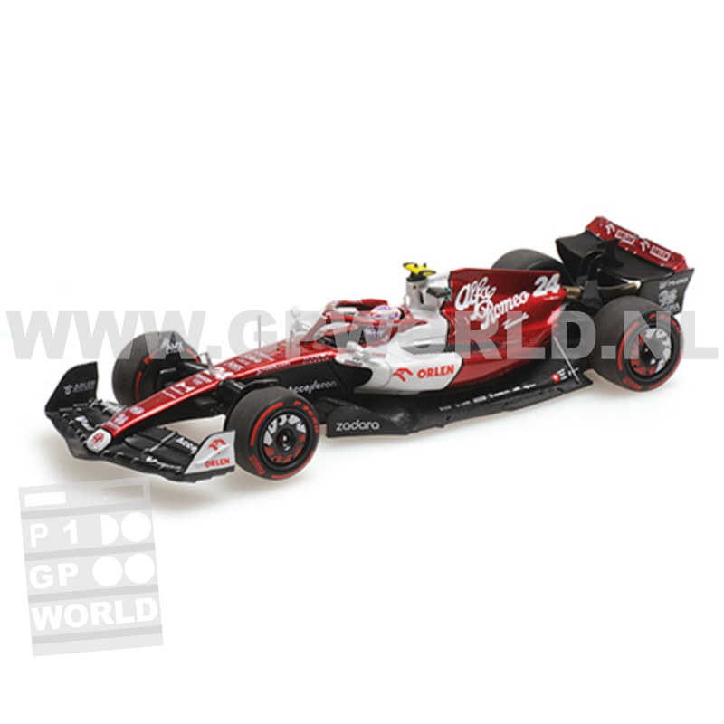 Minichamps 1:43 Alfa Romeo F1 Team ORLEN C42 Zhou – Bahrain GP – Modello Da Collezione - Foto 5