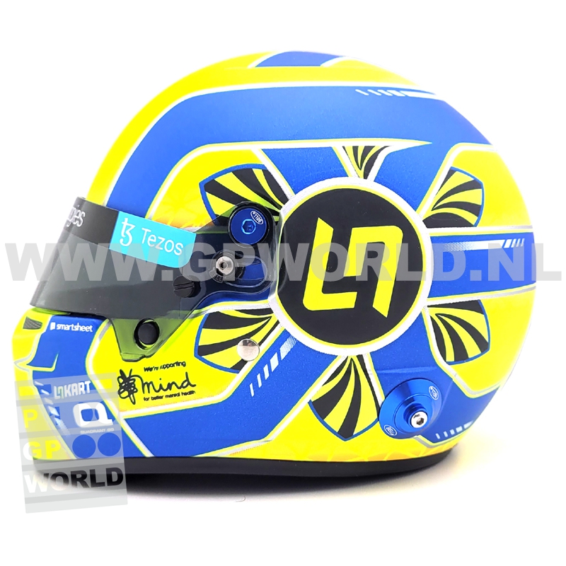 2022 helmet Lando Norris