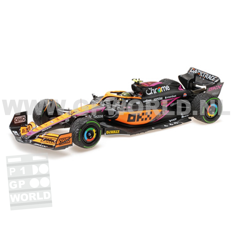 Casque De Collection F1 1:5 McLaren 2022 Lando Norris, édition Spéciale Miami, Par Spark