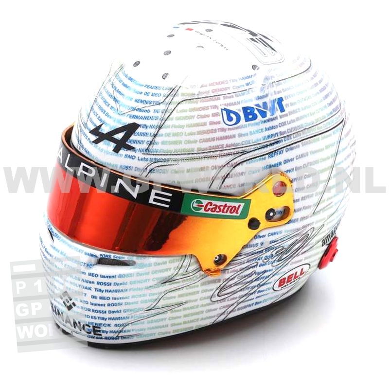 2023 helmet Esteban Ocon | British GP