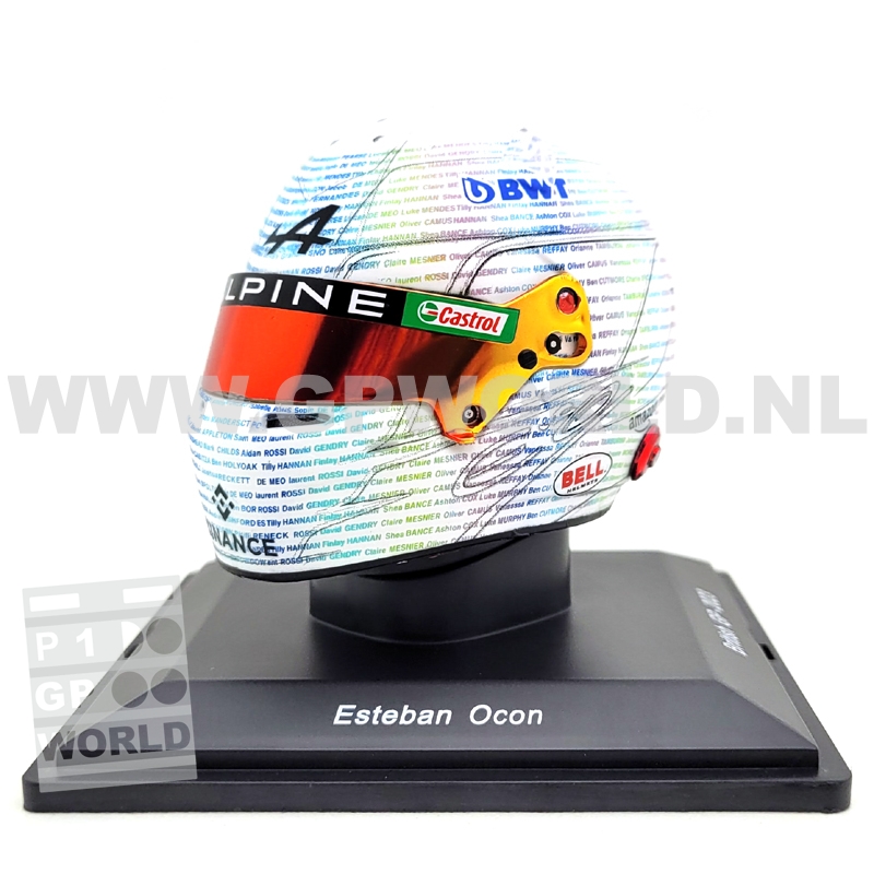 2023 helmet Esteban Ocon | British GP