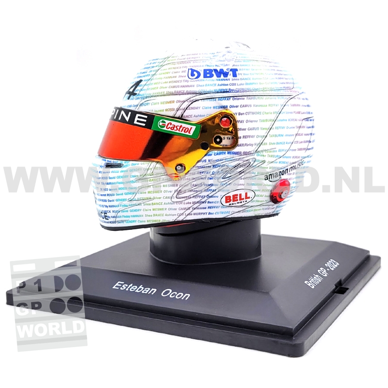 2023 helmet Esteban Ocon | British GP