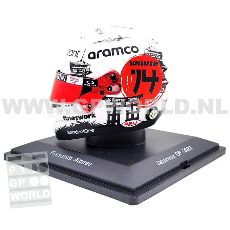 2023 helmet Fernando Alonso | Japanese GP