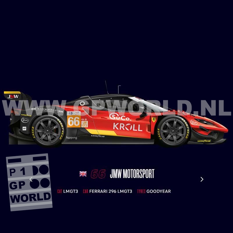 2024 Ferrari 296 LMGT3 #66