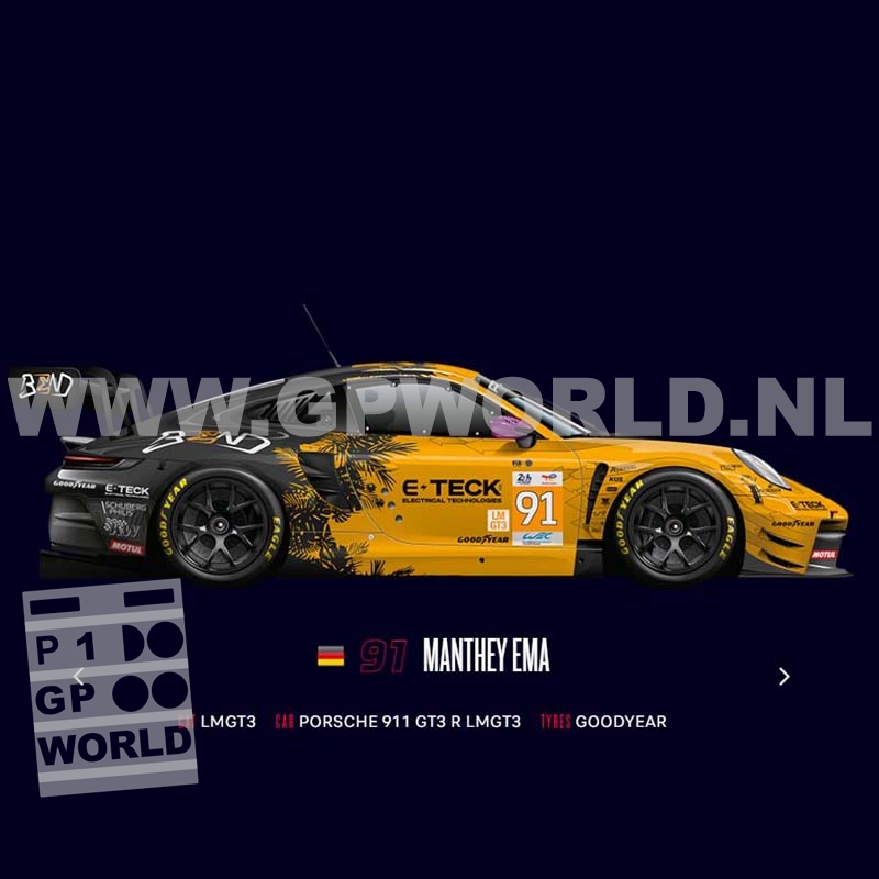 2024 Porsche 911 GT3 R LMGT3 #91