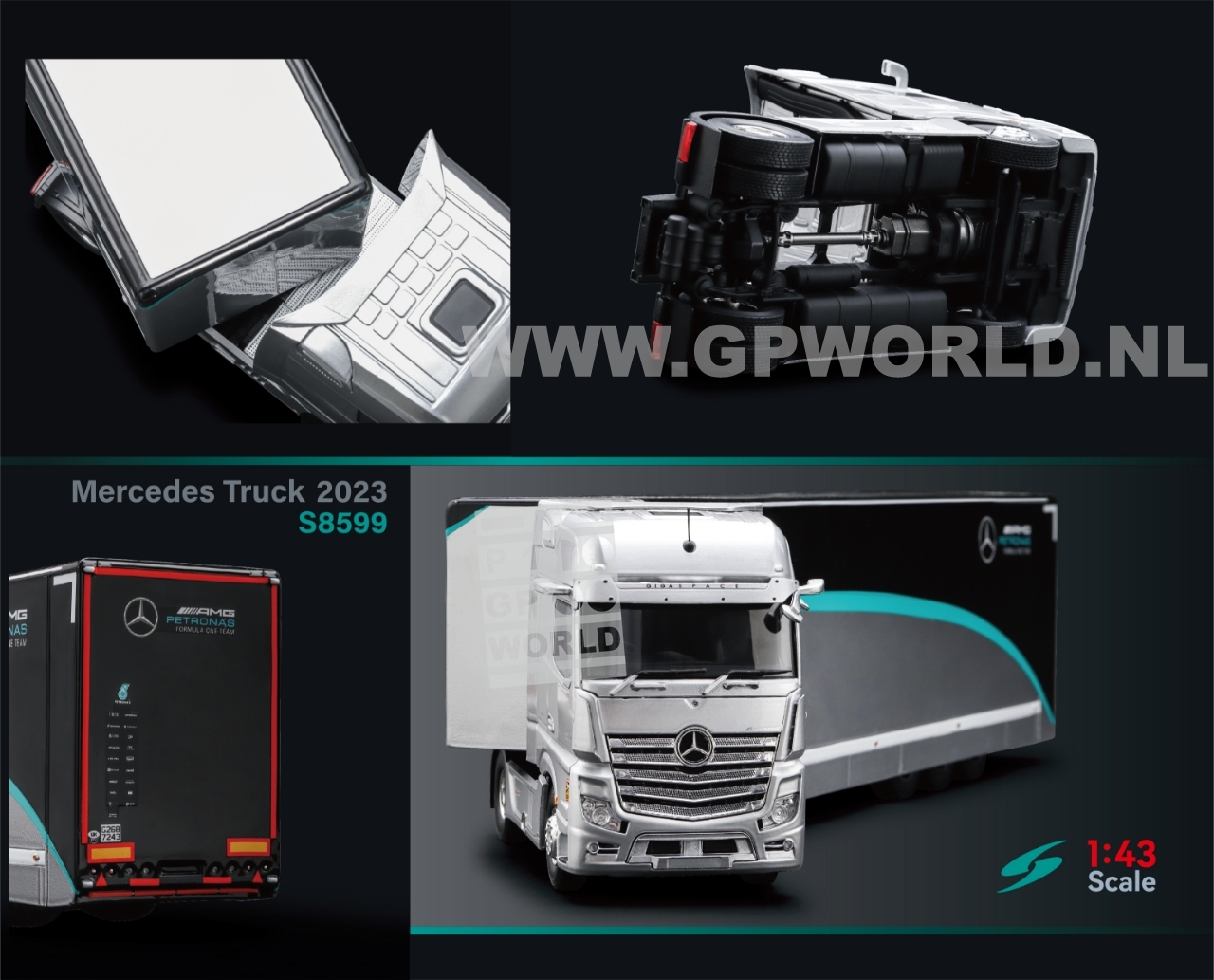 2023 Mercedes F1 Team transporter