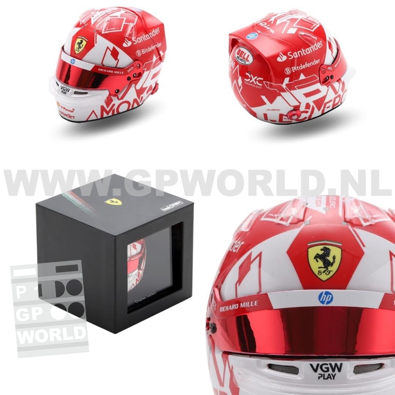 2024 helmet Charles Leclerc | Monaco GP