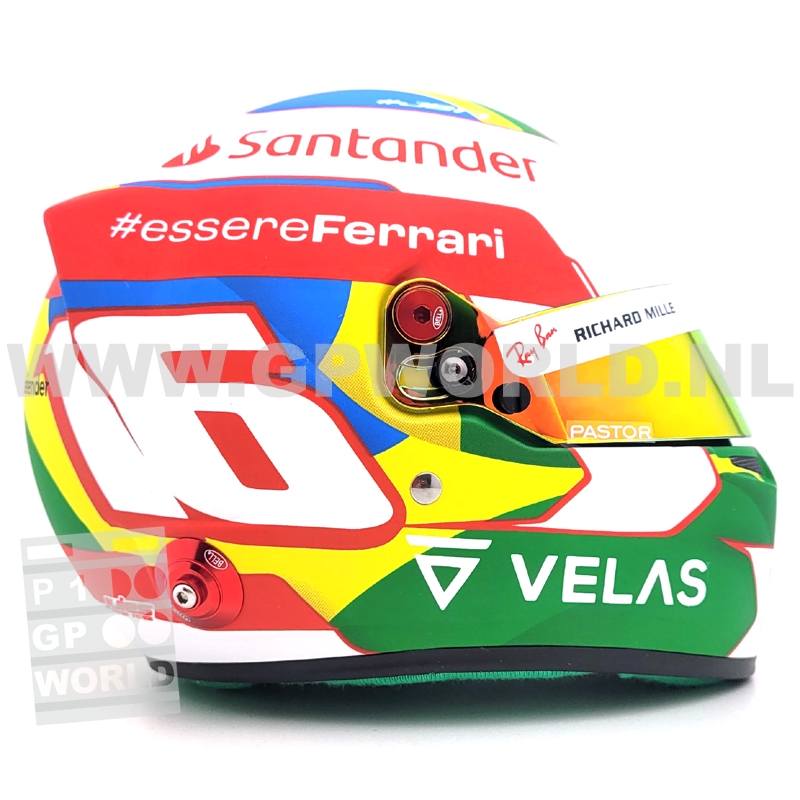2022 helmet Charles Leclerc | Brazilan GP