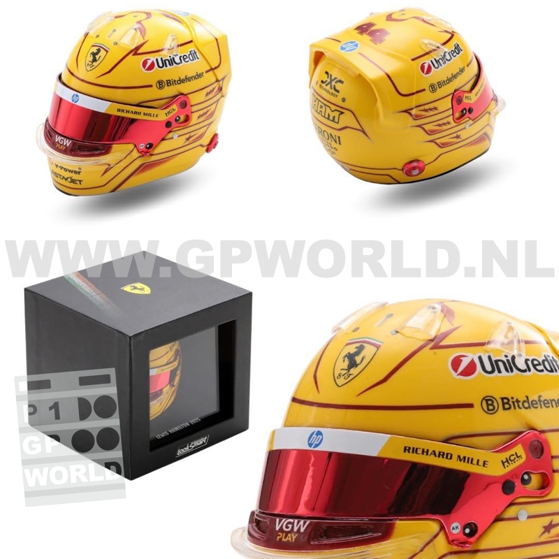 2025 helmet Lewis Hamilton