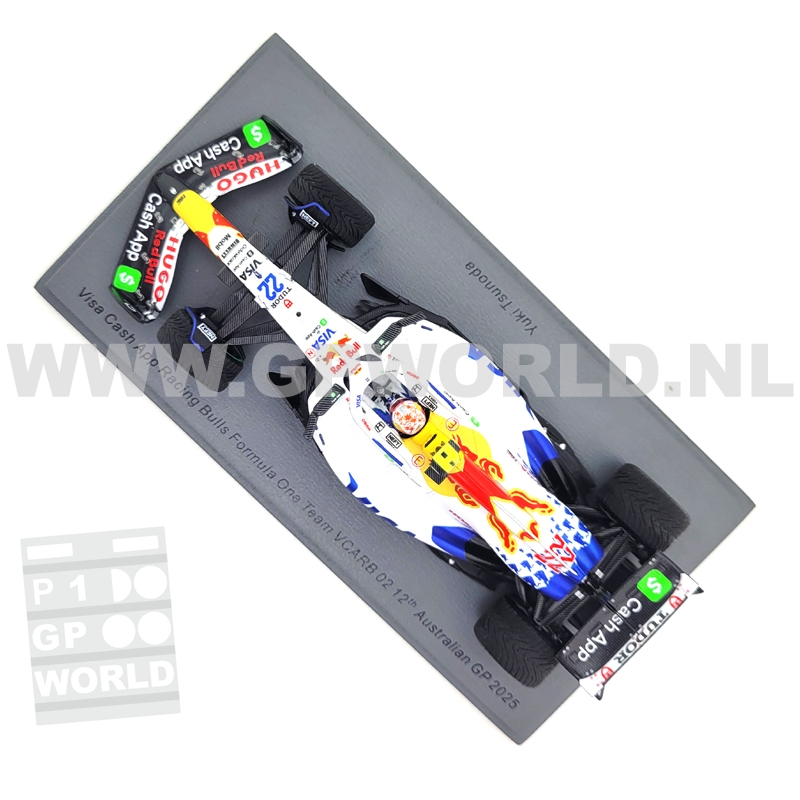 2025 Yuki Tsunoda | Australian GP - 1/43 Spark Models - GPworld