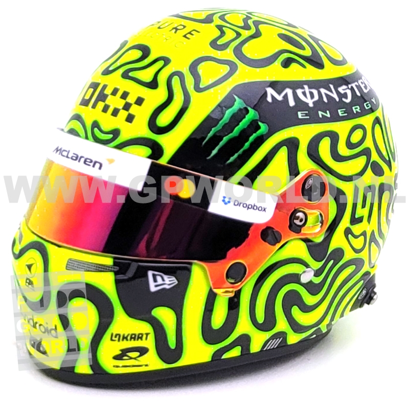 2021 helmet Lando Norris - 1/5 Spark Models - Racing Merchandise