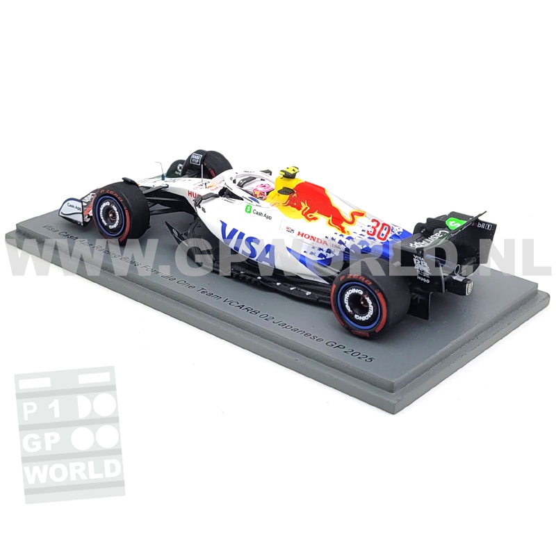 2025 Liam Lawson | Japanese GP - 1/43 Spark Models - GPworld