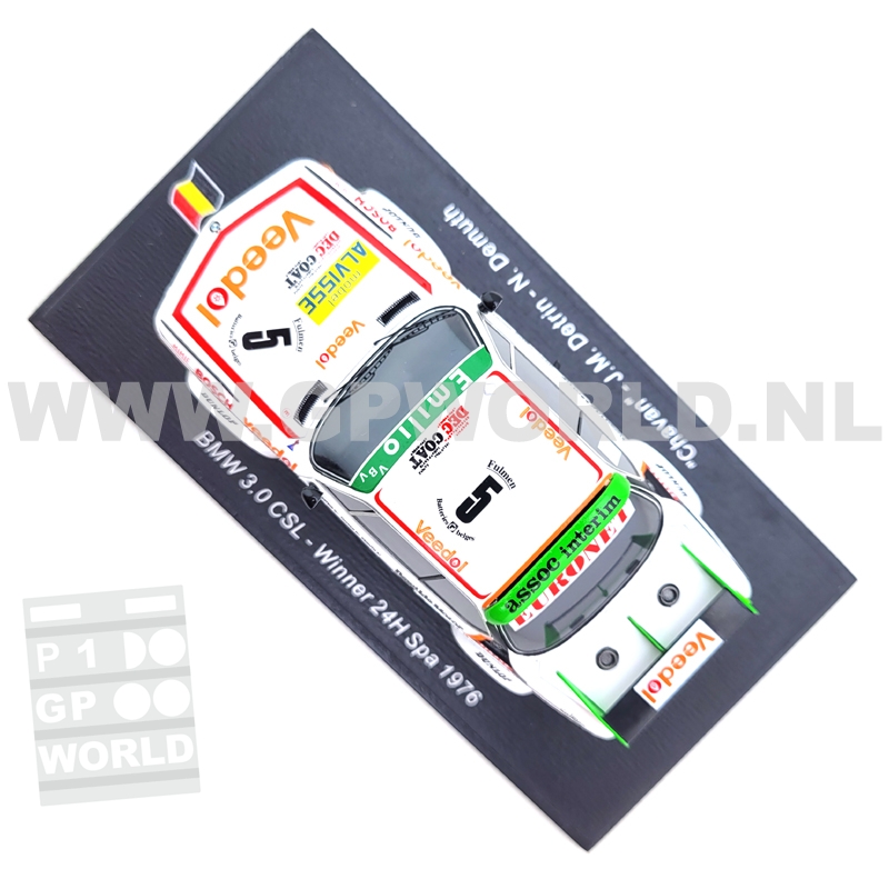 1976 BMW 3.0 CSL #5 - 1/43 Spark Models - GPworld Racing Modelcars