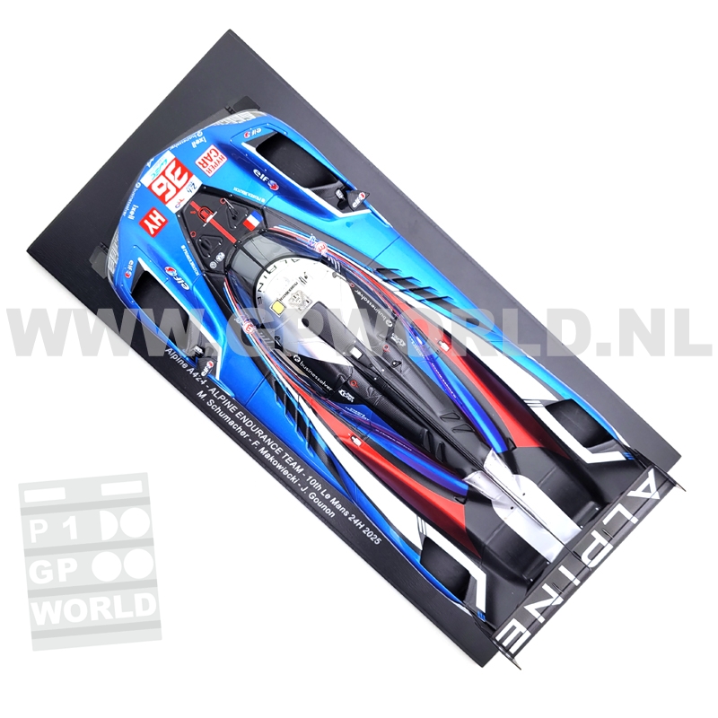2025 Alpine A424 #36 - 1/18 Spark Models - GPworld Racing Modelcars