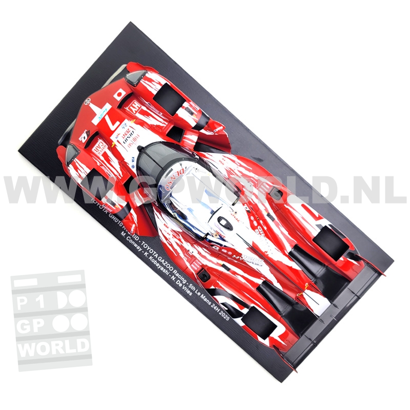 2025 Toyota GR010 Hybrid #7 - 1/18 Spark Models - GPworld Racing