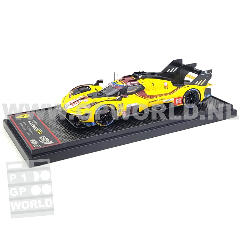 2025 Ferrari 499P #83 - 1/43 BBR Models - GPworld Racing Modelcars
