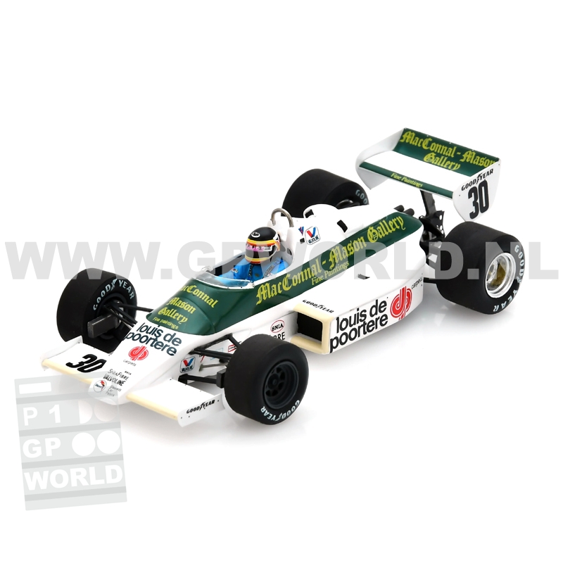スパーク1/43 アロウズA6 T.ブーツェン1983ベルギー F1デビュー戦