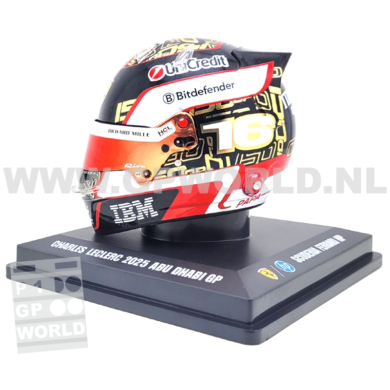 2025 helmet Charles Leclerc | Abu Dhabi GP