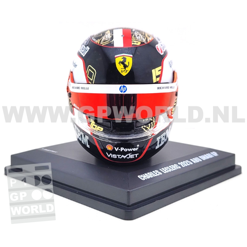2025 helmet Charles Leclerc | Abu Dhabi GP