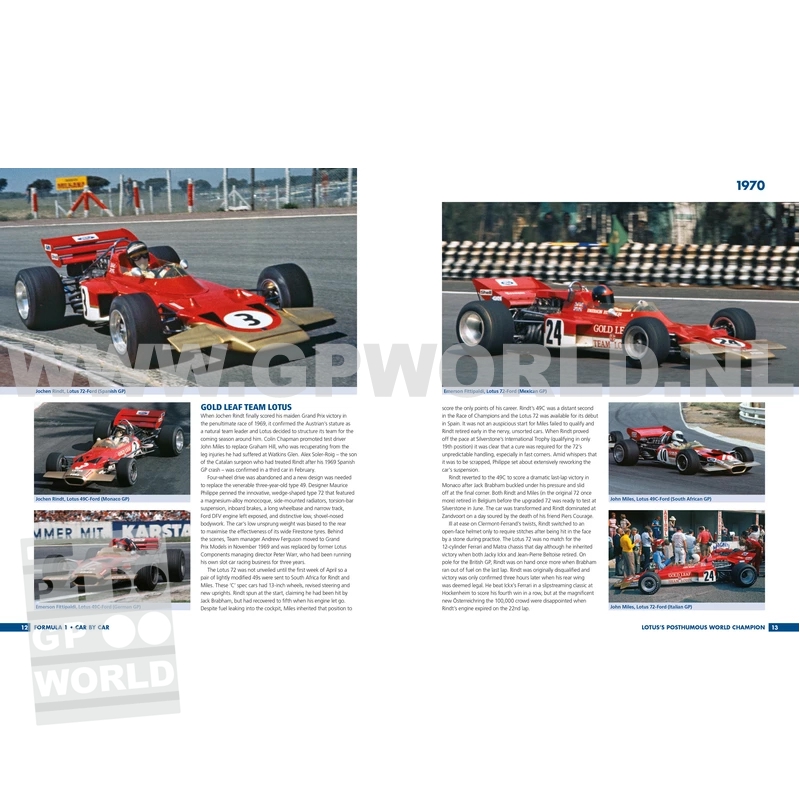 FORMULA 1: CAR BY CAR 1970–79