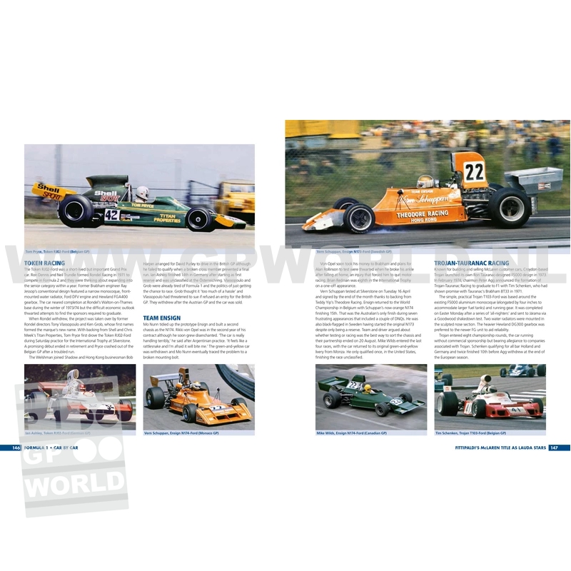 FORMULA 1: CAR BY CAR 1970–79