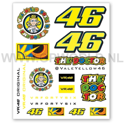 Valentino Rossi stickervel 