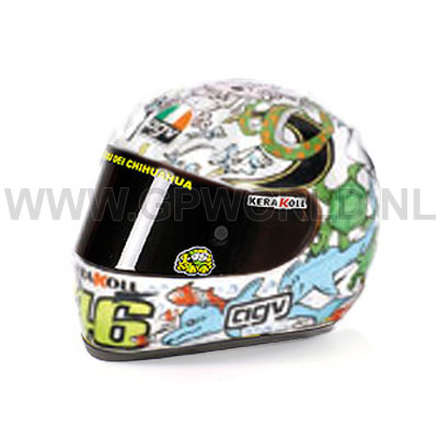 2005 Valentino Rossi helm Valencia