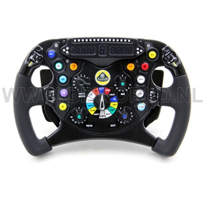 2012 Lotus F1 team Steering Wheel - 1/4 Amalgam - GPworld Racing