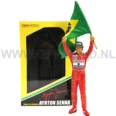 1991 Ayrton Senna figure | flag