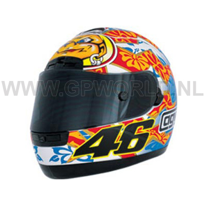 2001 Valentino Rossi helm Mugello