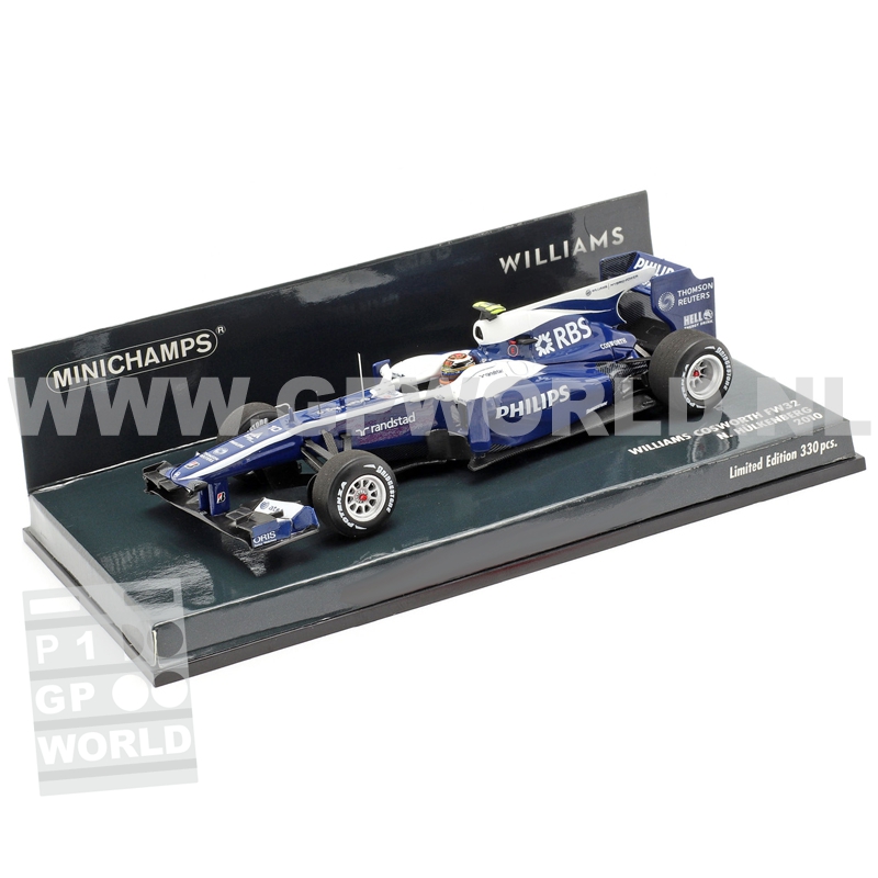 At&t Williams Cosworth FW32 Nº 10 Hülkenberg 2010, MINICHAMPS At&t Williams Cosworth FW32 Nº 10 Hülkenberg 2010, MINICHAMPS