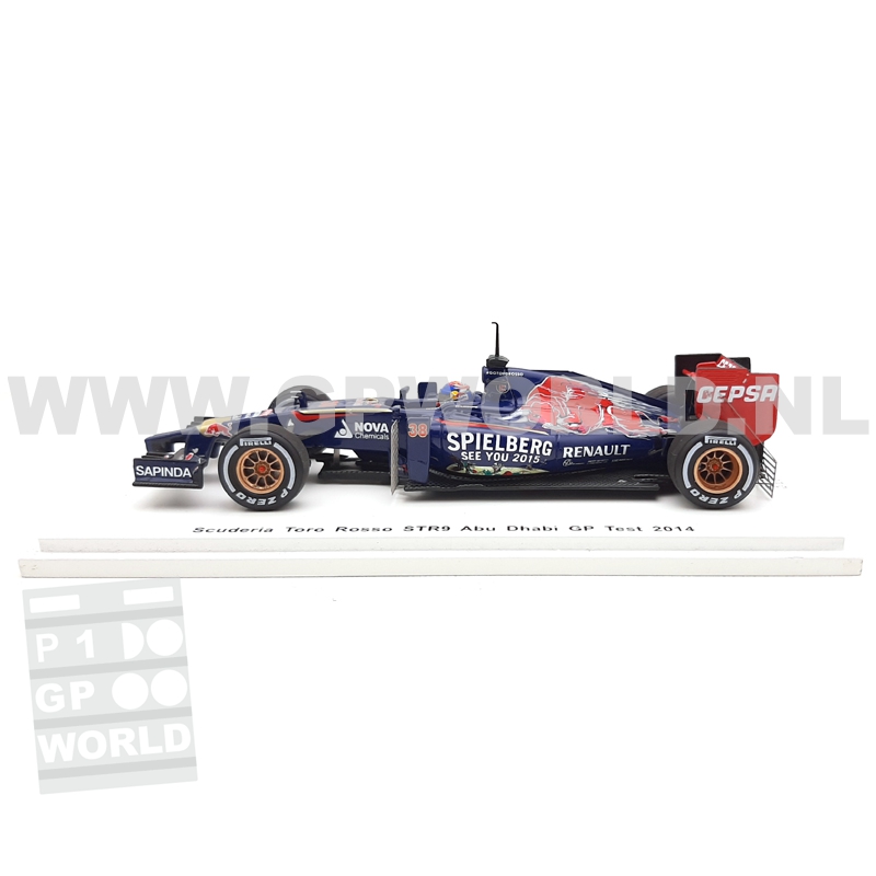Miniature Spark Toro Rosso Verstappen Abu Dhabi 2014 - Échelle 1/43 - Neuve