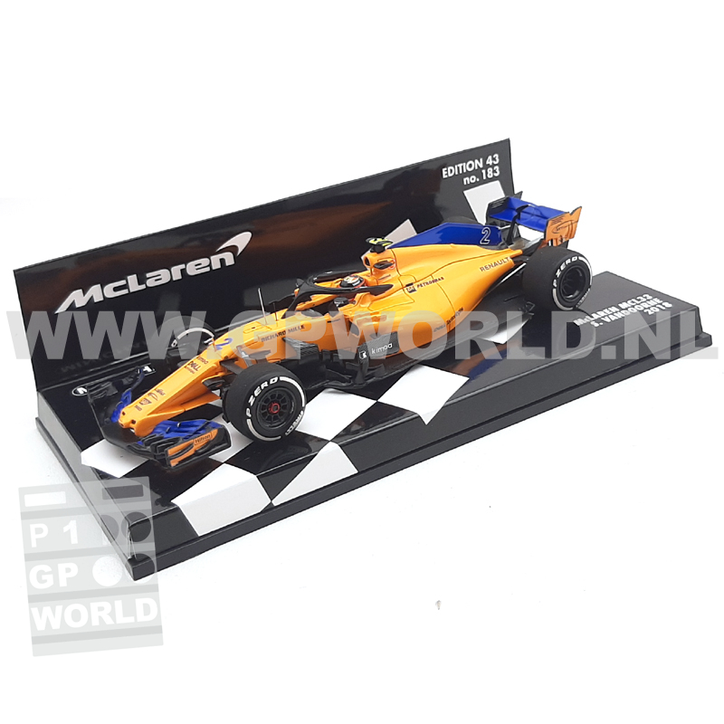 2018 Stoffel Vandoorne GESIGNEERD