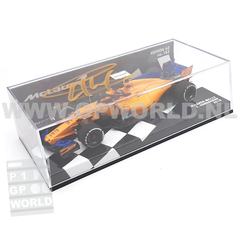 2018 Stoffel Vandoorne GESIGNEERD
