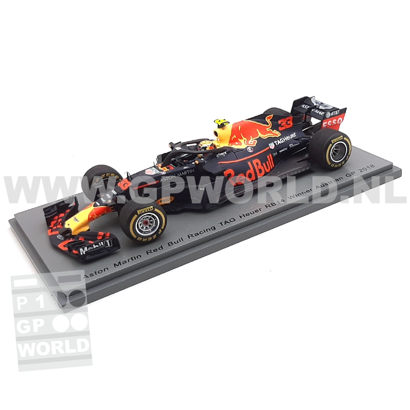 2018 Max Verstappen | Austria GP - 1/43 Spark Models - GPworld