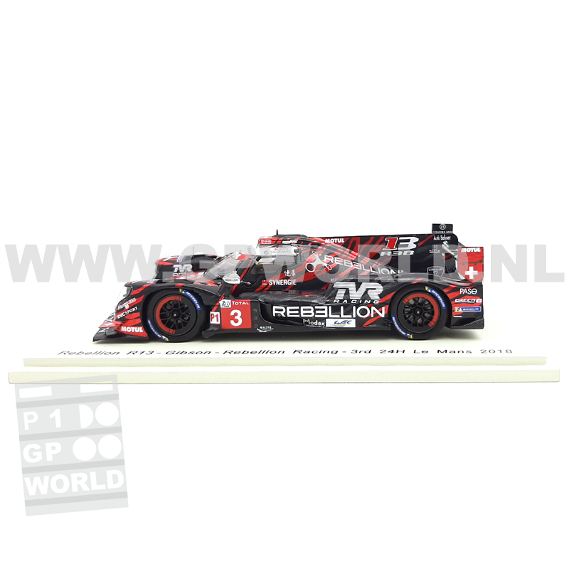 2018 Rebellion R13 #3 - 1/43 Spark Models - GPworld Racing Modelcars