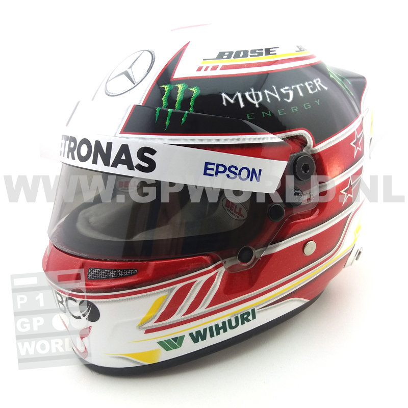 2018 helm Lewis Hamilton - 1/2 Bell Sports - GPworld Racing Merchandise